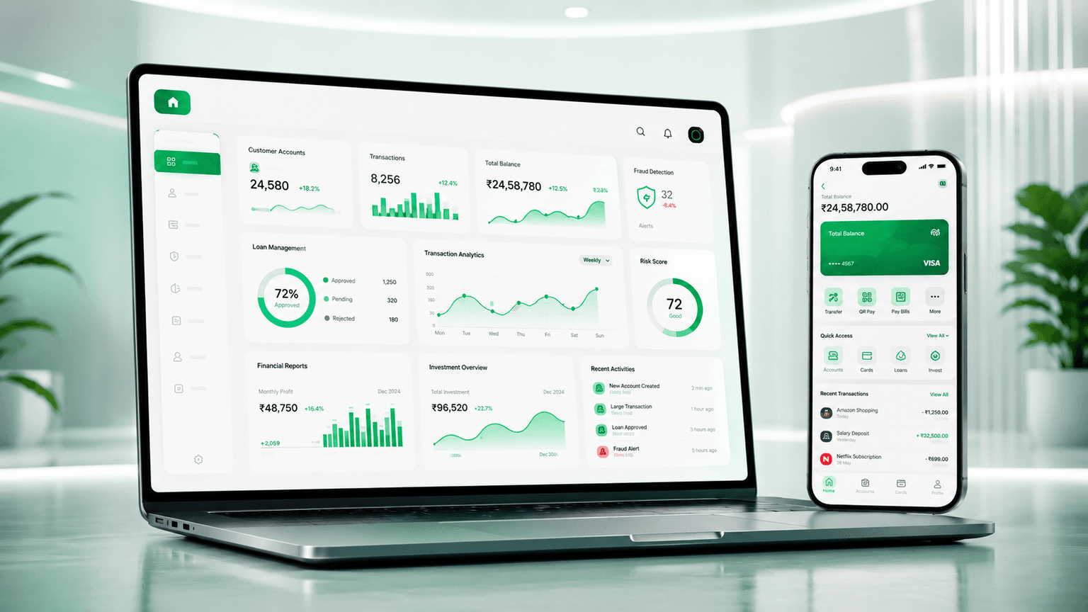 Mobile Banking App product preview